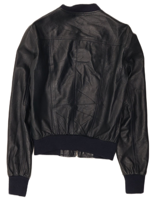 Giacca in pelle da donna Imperial UK 12 Pelle media blu navy