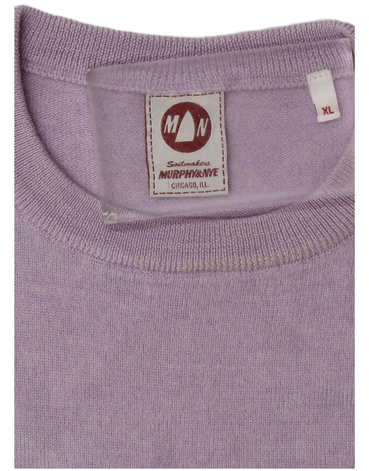 Maglione girocollo da uomo Murphy & Nye Sailmakers XL viola