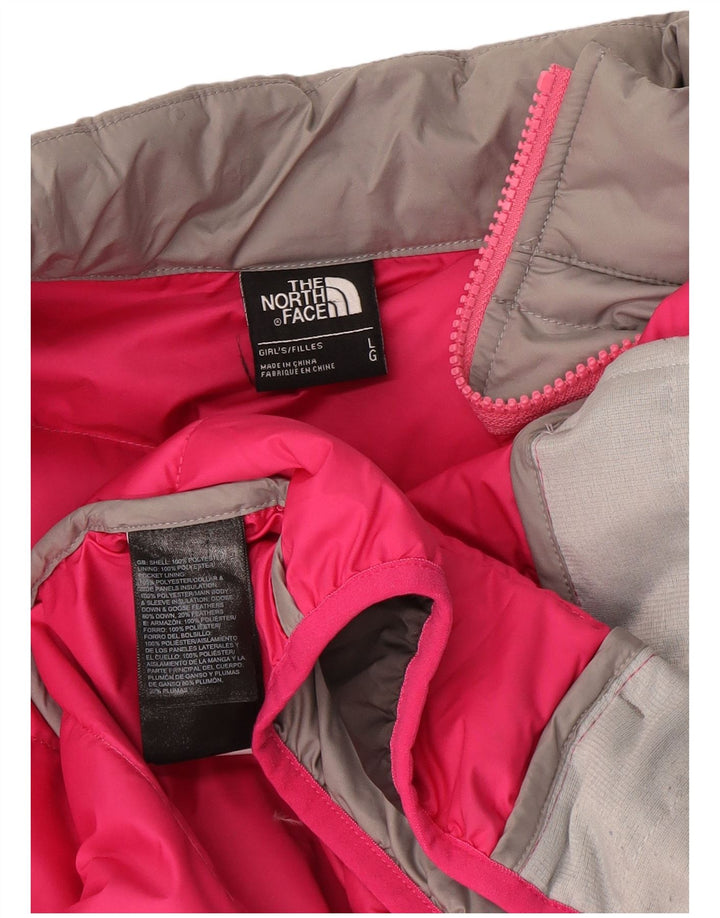 Giacca imbottita per ragazze The North Face 11-12 anni Large Grey Colourblock