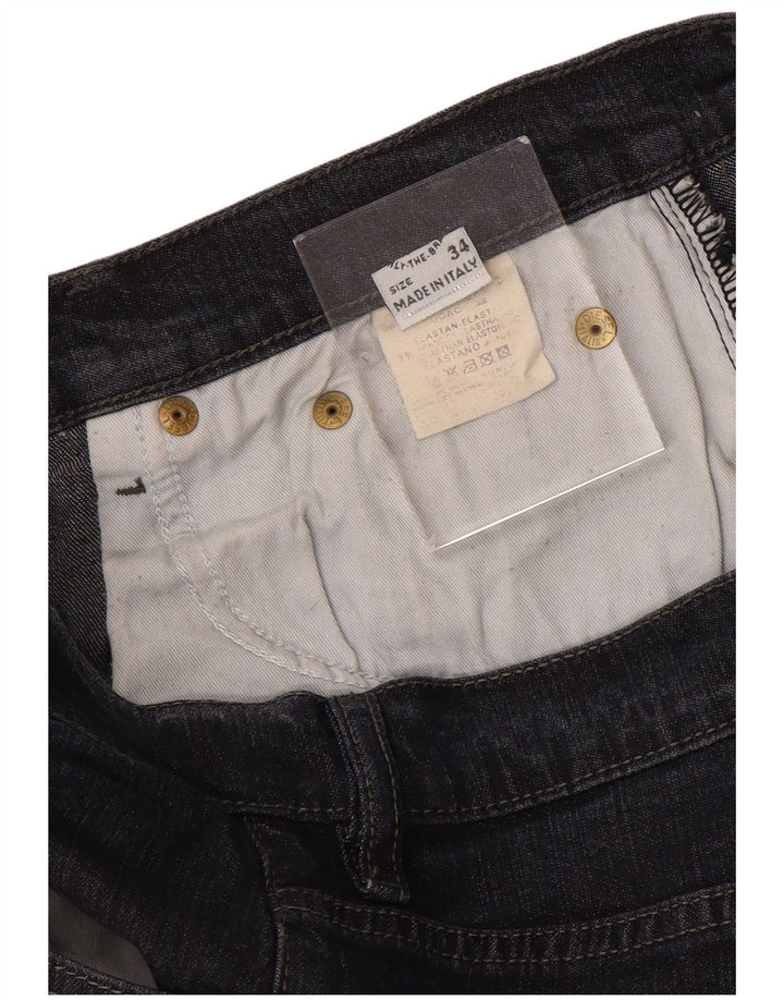 Jeans svasati da donna Diesel W34 L32 cotone blu navy