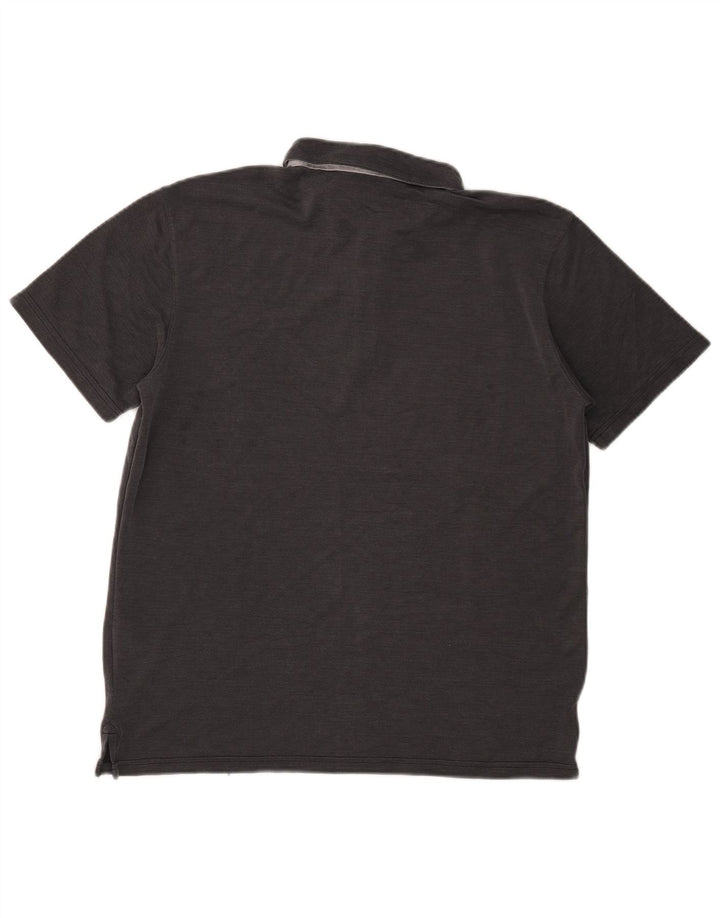 Polo Columbia da uomo grande in modal grigio