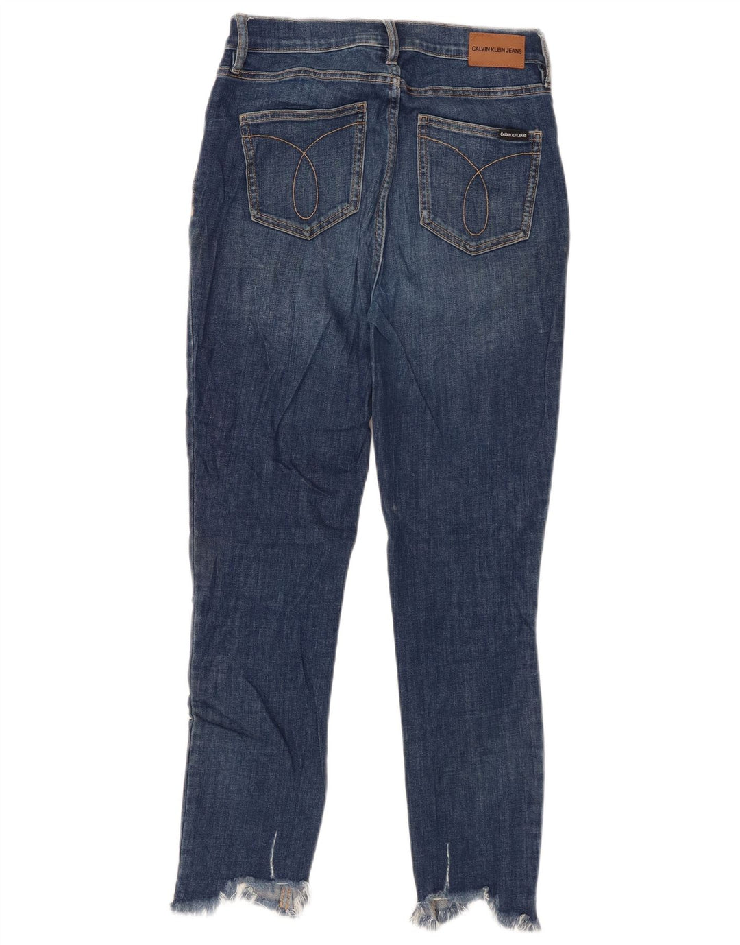 CALVIN KLEIN Jeans skinny da donna US 4 XS W27 L26 Cotone blu