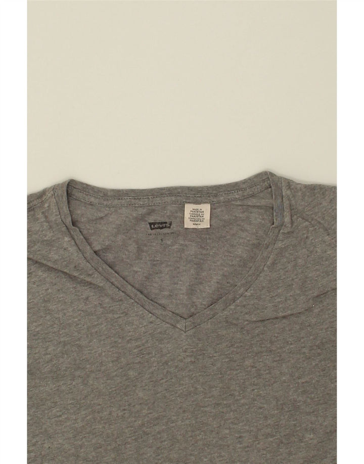 LEVI'S Mens T-Shirt Top Small Grey Vintage Levi's and Second-Hand Levi's from Messina Hembry 