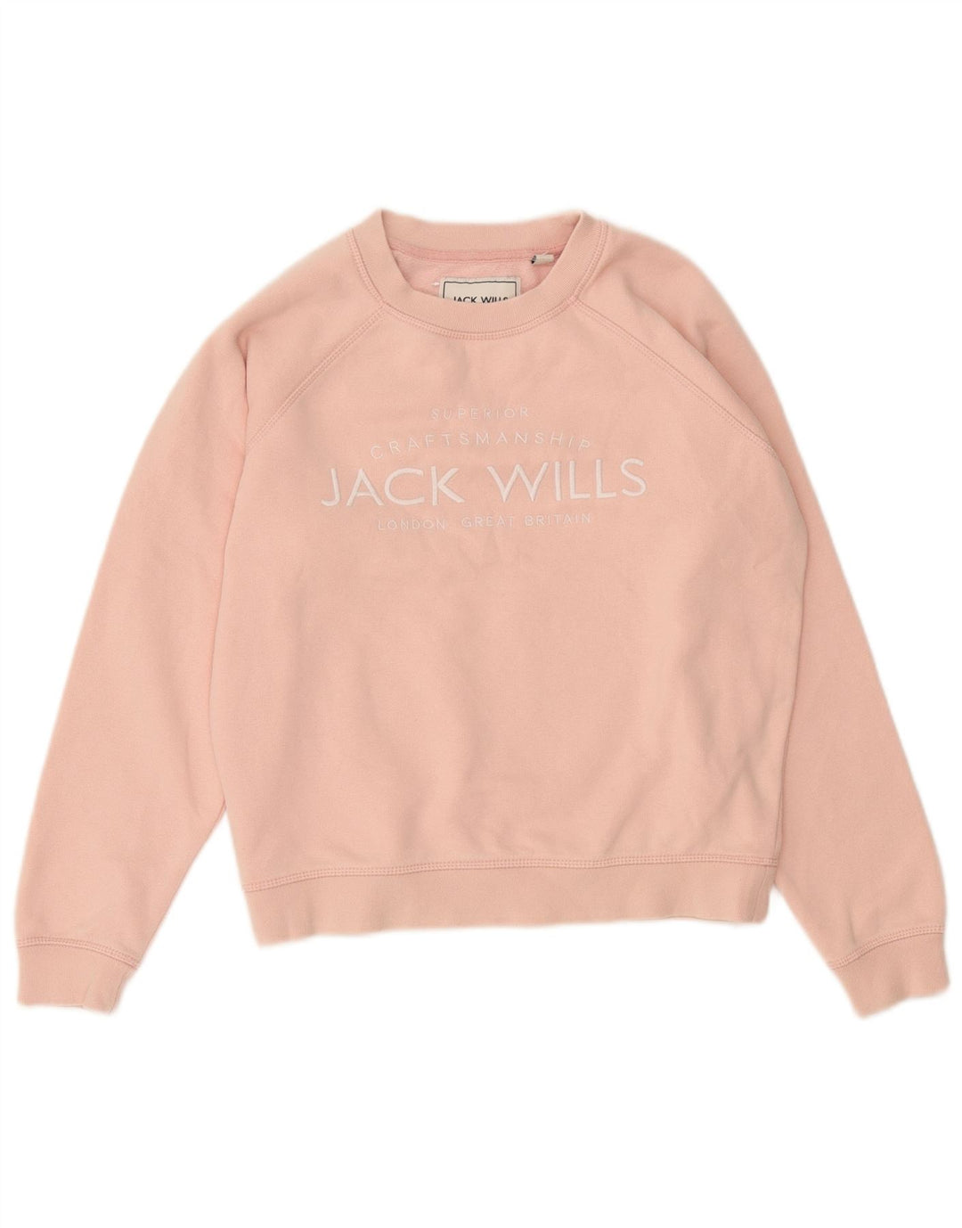 Felpa oversize con grafica da donna Jack Wills UK 6 piccola rosa