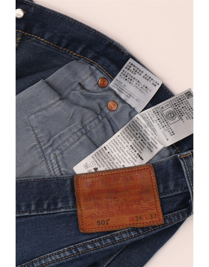 Levi's Uomo 501 Jeans dritti W36 L32 Cotone Blu