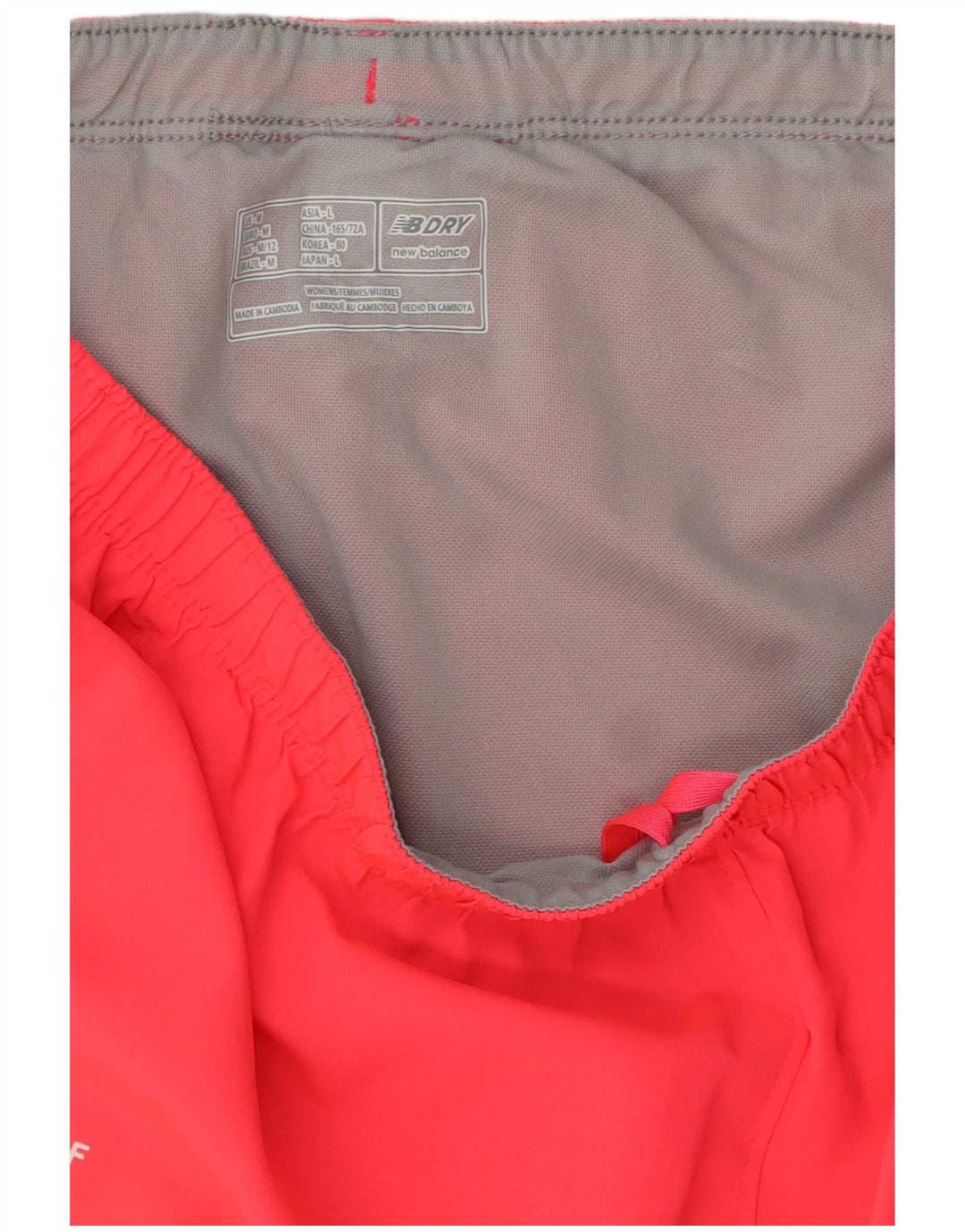 Pantaloncini sportivi da donna New Balance UK 14 Large Rosa Poliestere