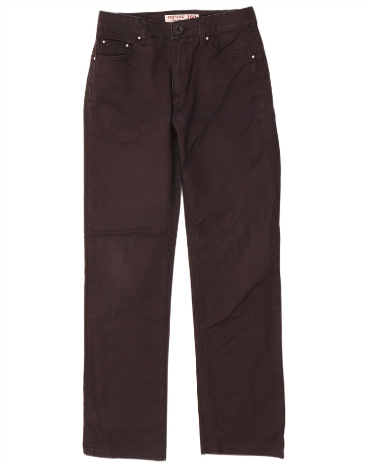 CARRERA Pantaloni casual dritti da uomo 753 W30 L30 neri