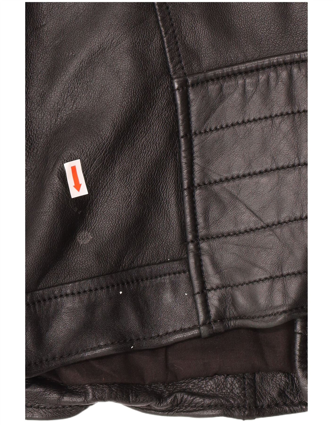 Giacca da motociclista in pelle da uomo Freaky Nation UK 38 Pelle nera media