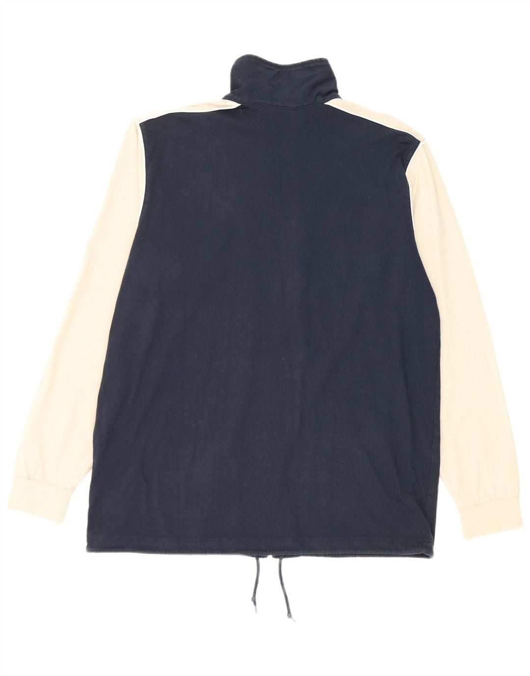 Giacca da tuta da uomo Kappa grande in cotone color block blu navy