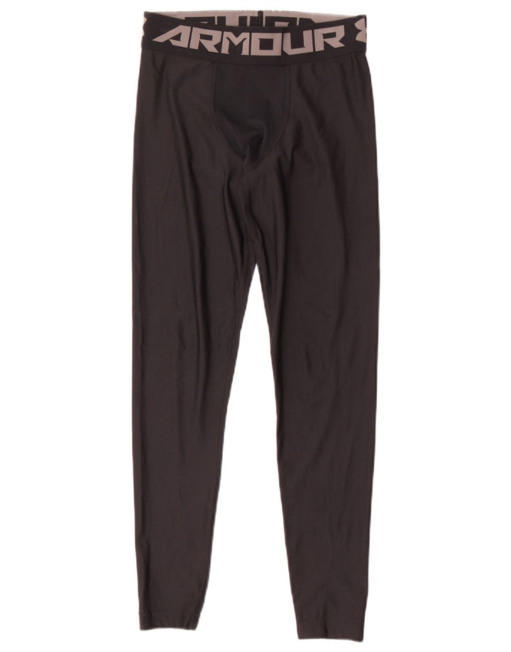 Leggings grafici da ragazzo Under Armour 9-10 anni poliestere nero medio