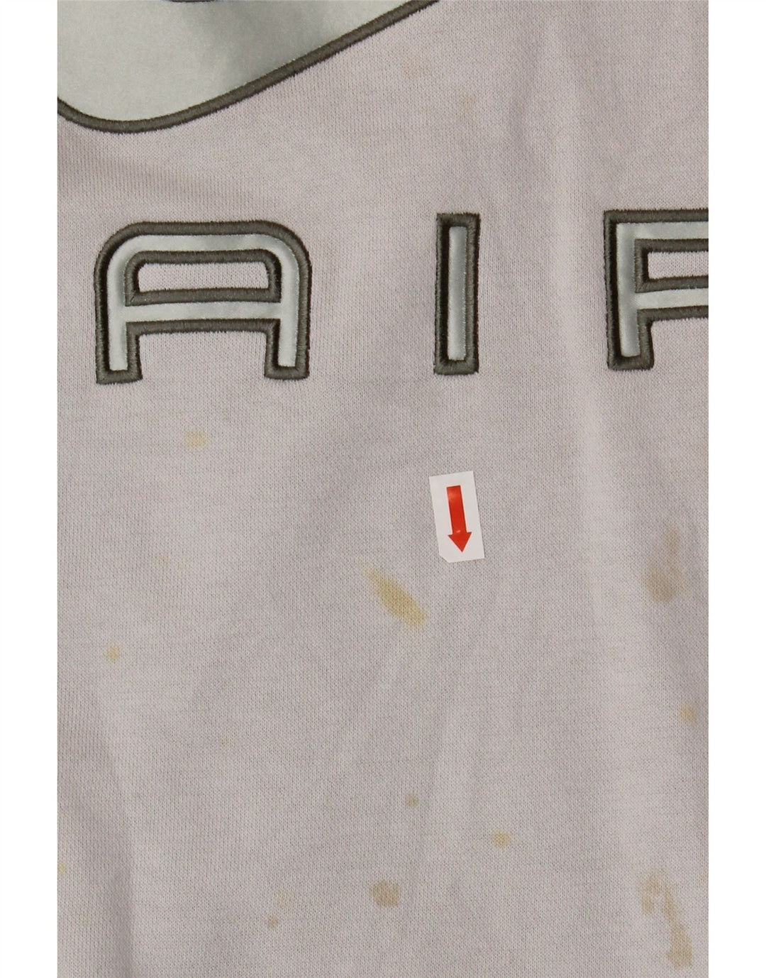 Felpa grafica da donna Nike Felpa UK 14 Cotone grigio medio