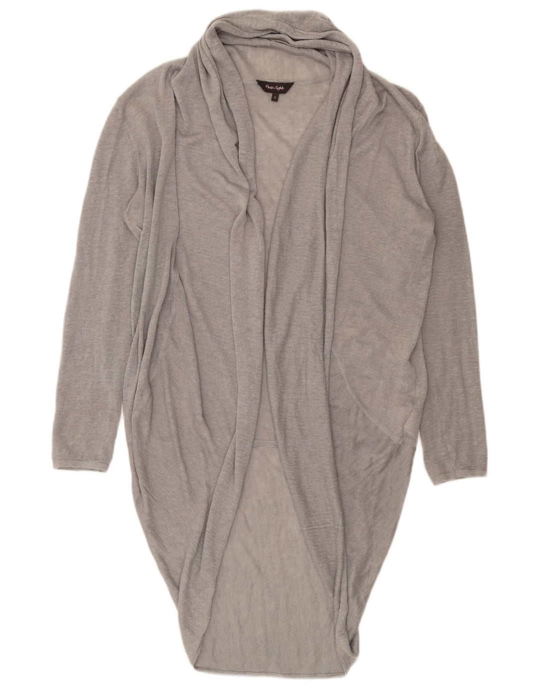 Maglione cardigan lungo oversize da donna Phase Eight UK 10 piccolo grigio