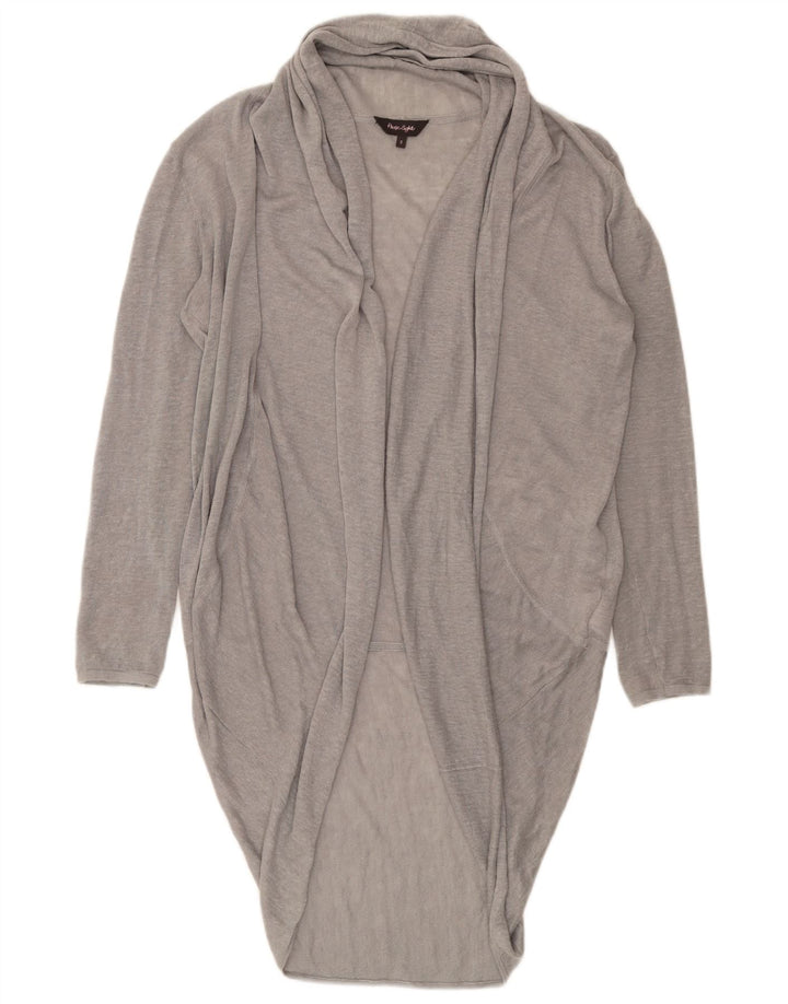 Maglione cardigan lungo oversize da donna Phase Eight UK 10 piccolo grigio