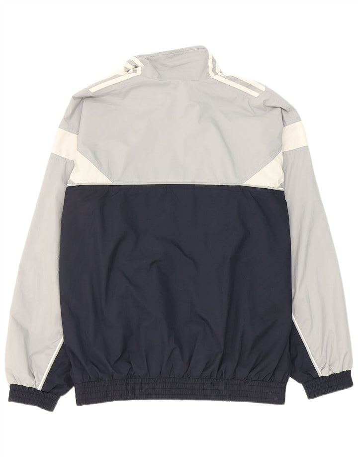 Giacca da tuta da uomo Adidas UK 38/40 Medium Blu Navy Colourblock