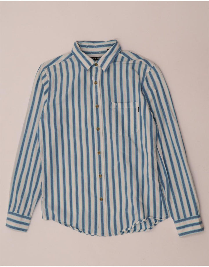 Camicia da uomo slim fit Dockers blu medio a righe
