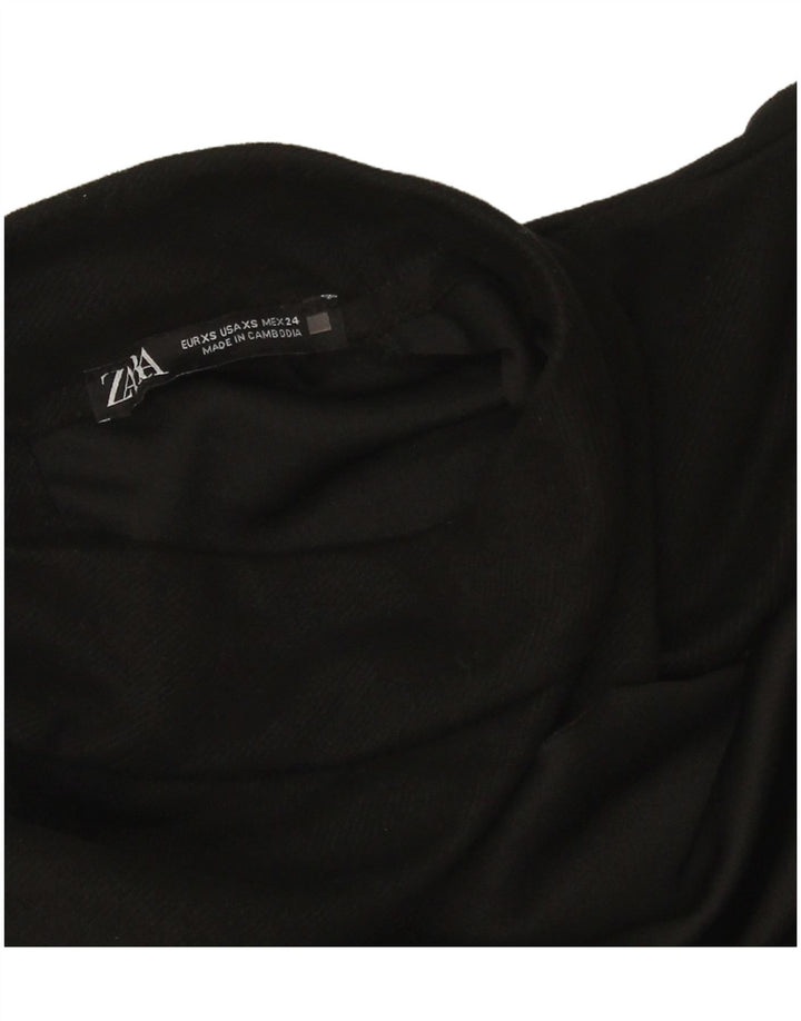 Abito a trapezio da donna Zara UK 6 XS nero