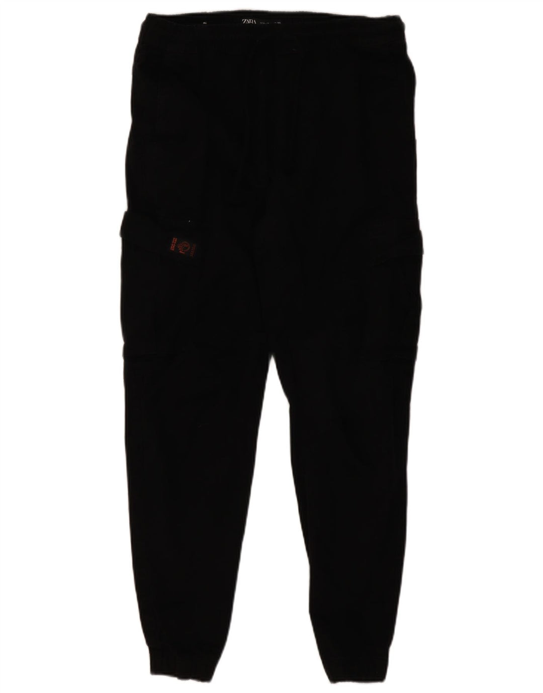 Pantaloni cargo da jogging da uomo Zara medi W30 L27 cotone nero