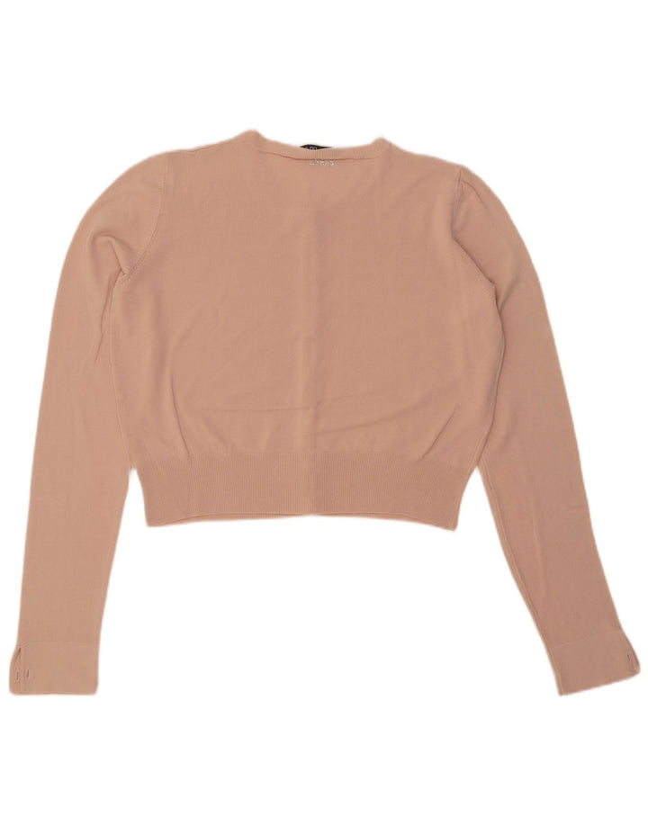 Maglione cardigan corto da donna LIU JO UK 14 Beige medio