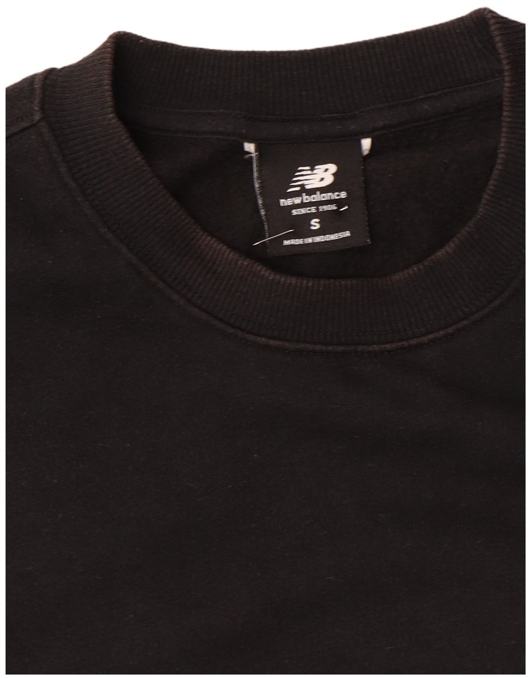 New Balance Uomo Felpa Maglione Piccolo Nero