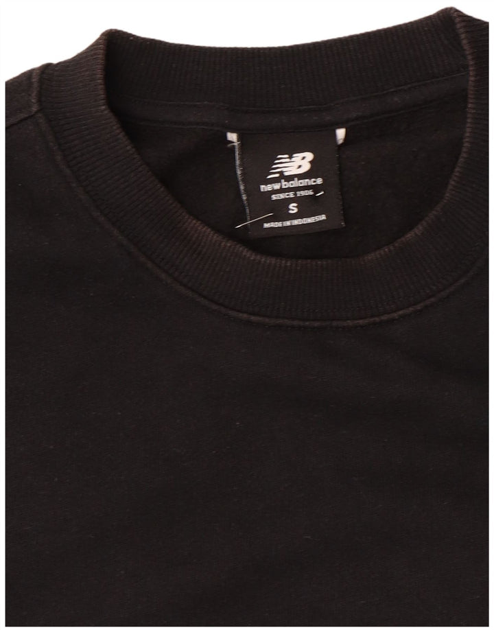 New Balance Uomo Felpa Maglione Piccolo Nero