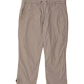 L.L.BEAN Womens Straight Capri Trousers Medium W30 L22 Grey Cotton Vintage L.L.Bean and Second-Hand L.L.Bean from Messina Hembry 