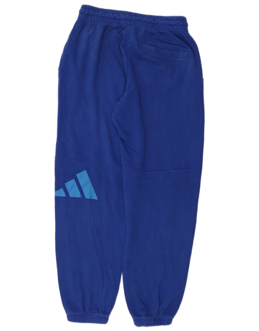 Pantaloni da tuta grafica da uomo Adidas Joggers in cotone blu medio