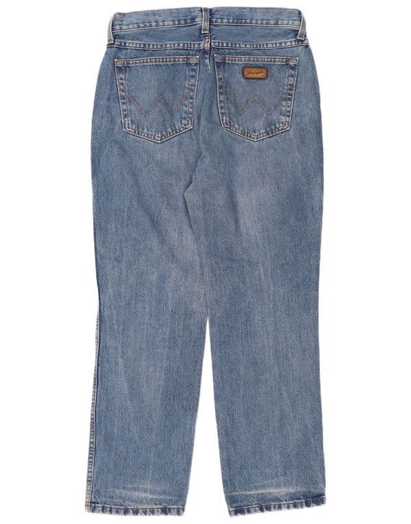Jeans dritti a vita alta Paula da donna Wrangler US 14 XL W32 L28 Blu