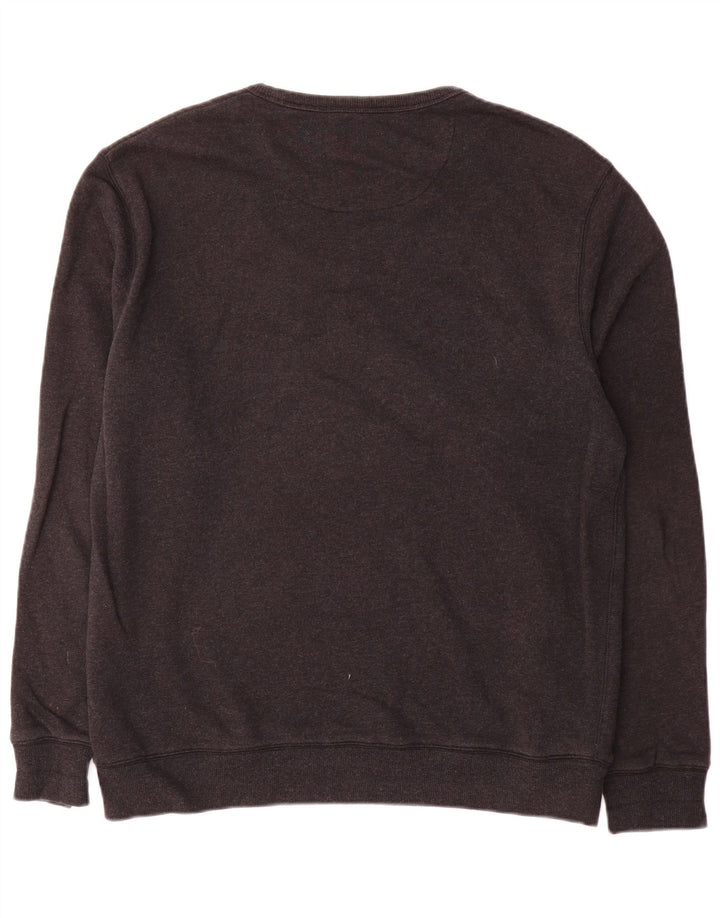 Felpa da uomo Farah maglione XL in cotone grigio