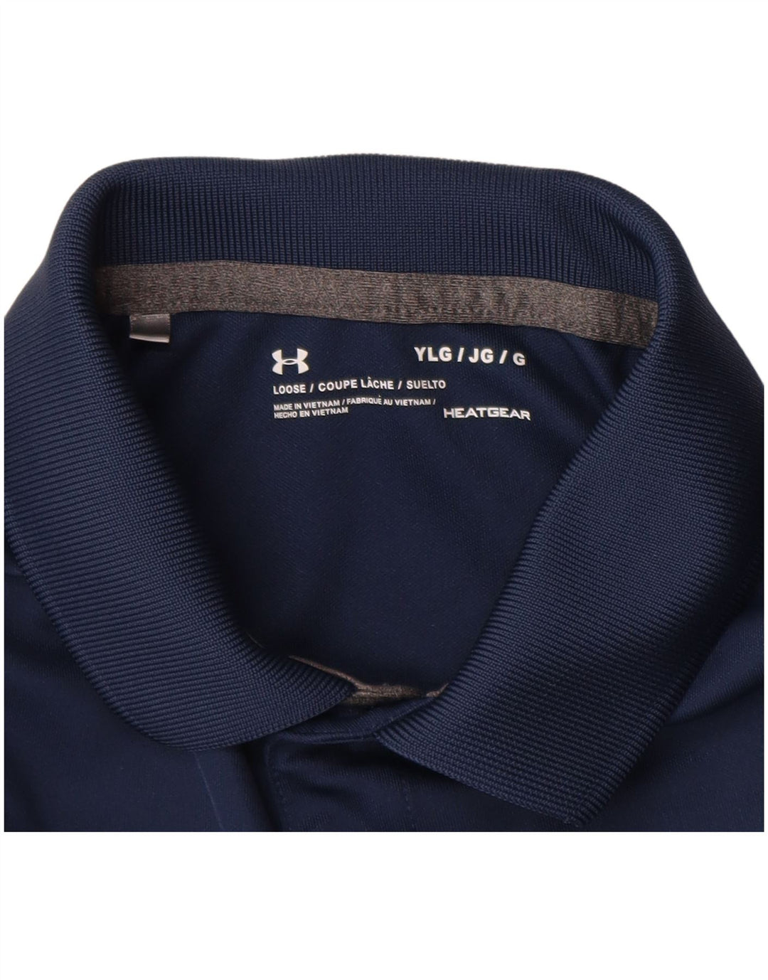 Polo da bambino UNDER ARMOUR Heat Gear 11-12 anni, grande, blu navy