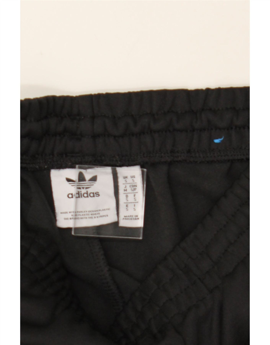 ADIDAS Mens Tracksuit Trousers Joggers Small Black Polyester Vintage Adidas and Second-Hand Adidas from Messina Hembry 