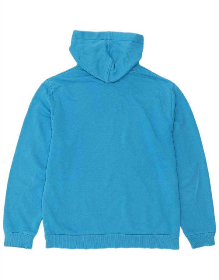 Felpa con cappuccio da uomo PUMA in cotone blu medio
