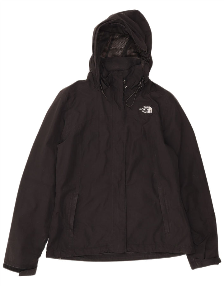 Giacca antipioggia con cappuccio da donna The North Face UK 14 poliestere nero medio
