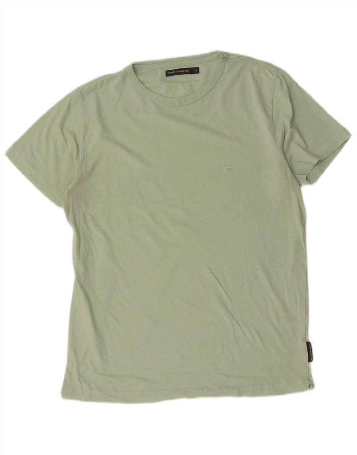 T-shirt da uomo French Connection Top in cotone verde medio