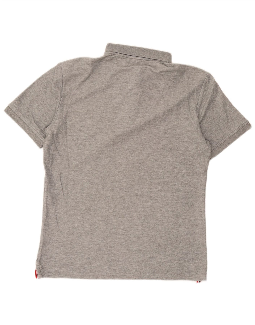 Polo da golf da uomo Calvin Klein grigio medio chiazzato