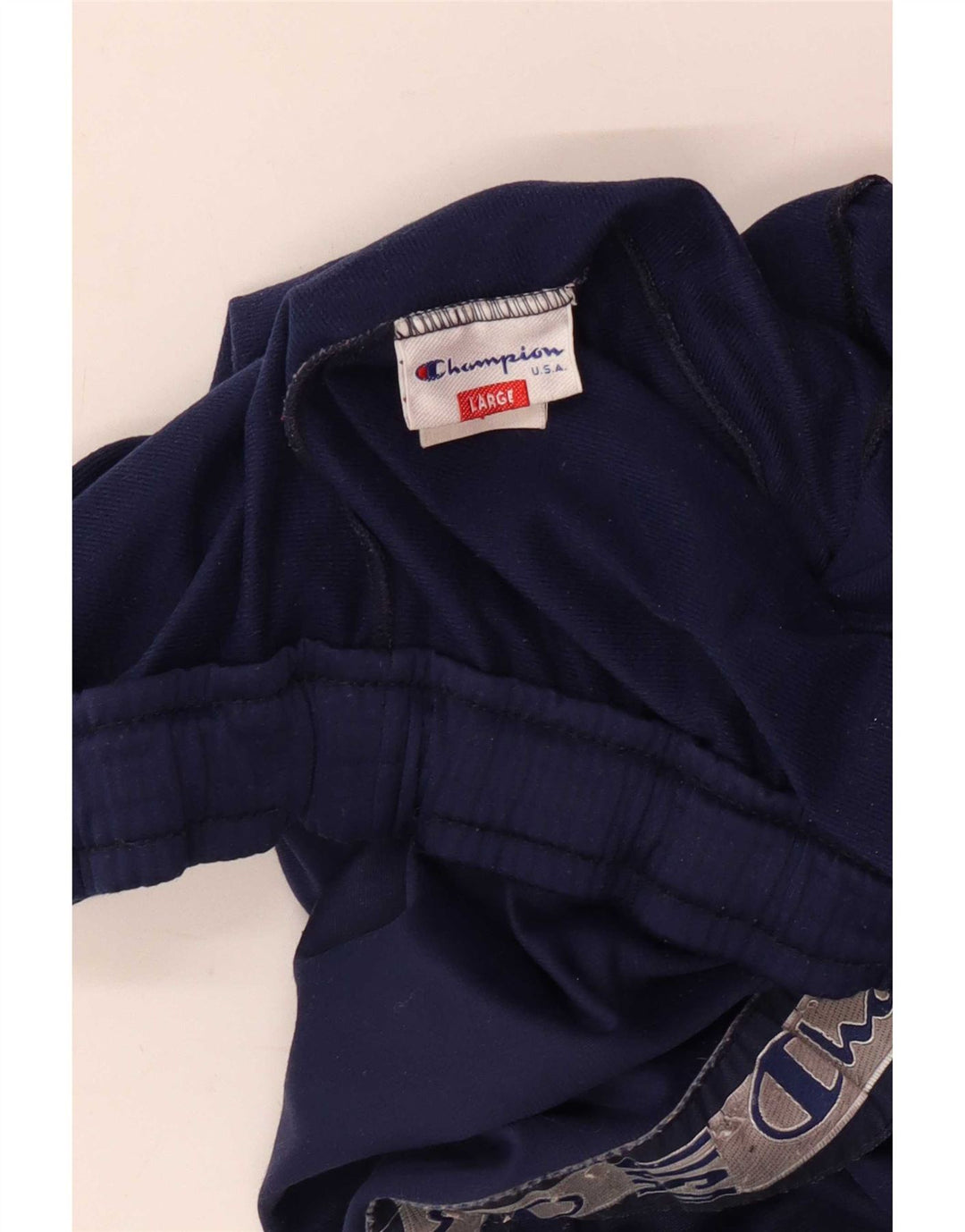 Pantaloni da tuta con grafica Champion da uomo, grandi, color block blu navy
