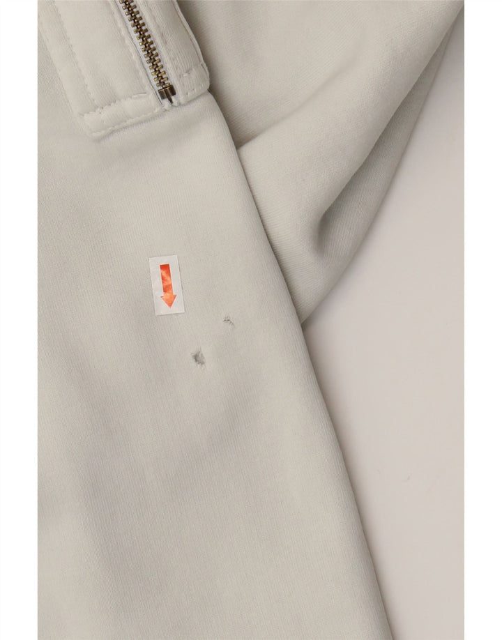 ALPHA INDUSTRIES Felpa con cappuccio grafica da uomo grande cotone bianco