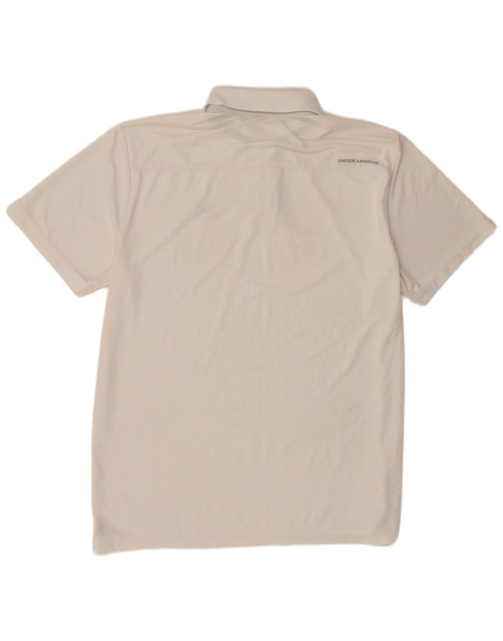 Polo da uomo Under Armour grande bianca