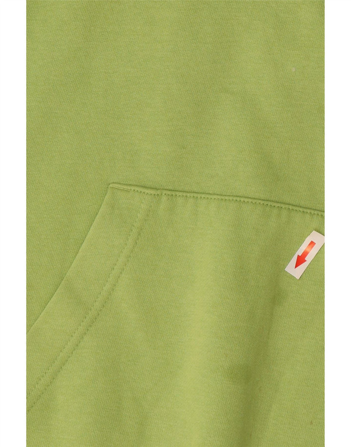 Felpa con cappuccio da uomo Nike in cotone verde medio
