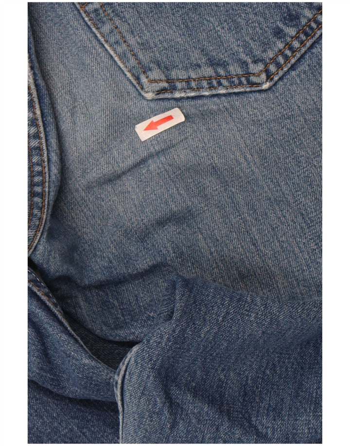 Jeans Levi's Donna 501 Straigth Strappati W31 L32 Blu Cotone