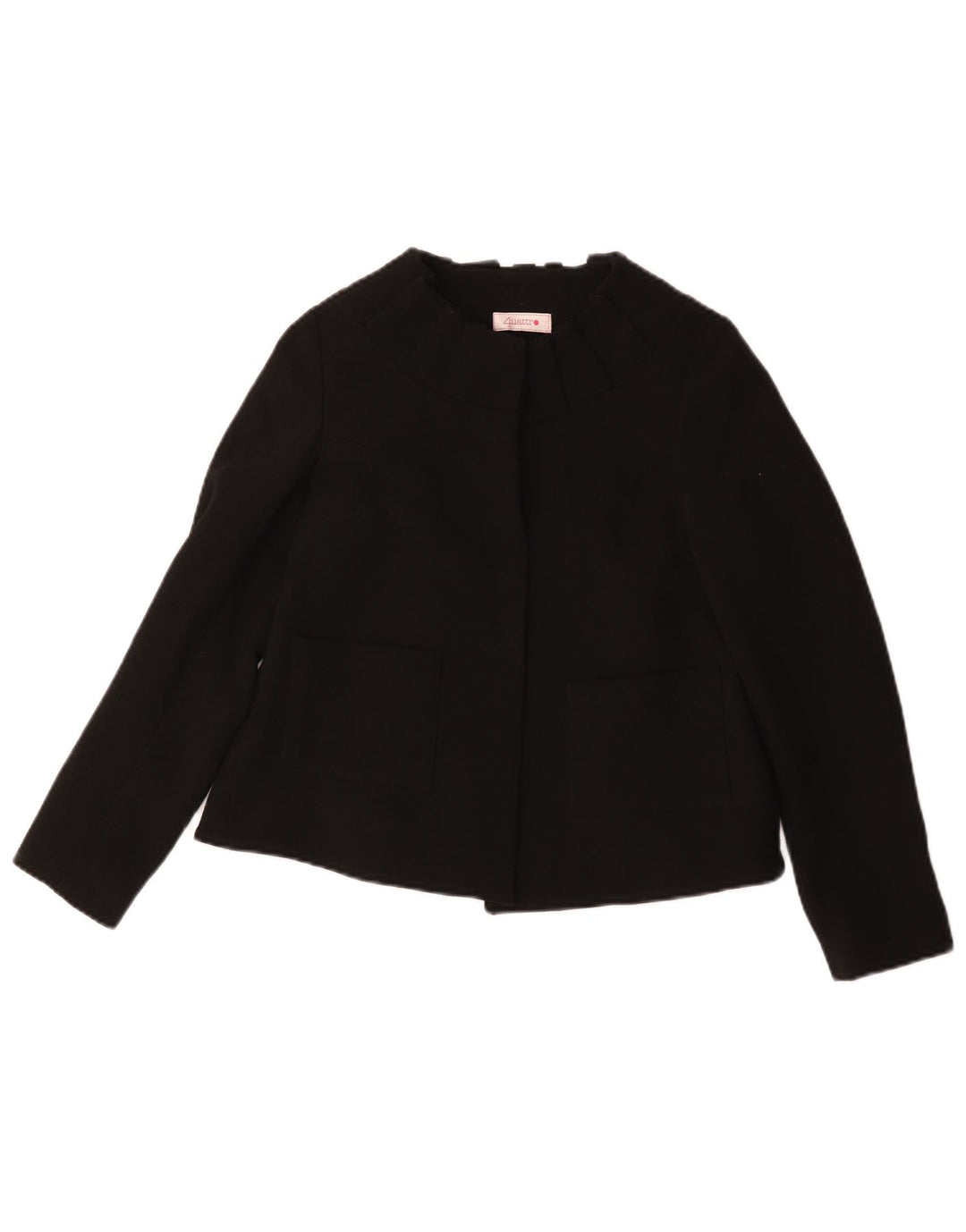 Giacca blazer vintage da donna IT 40 piccola in lana nera