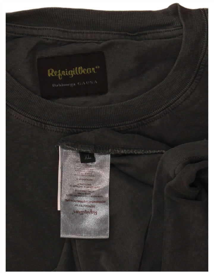 T-shirt uomo Refrigiwear Top XL in cotone grigio