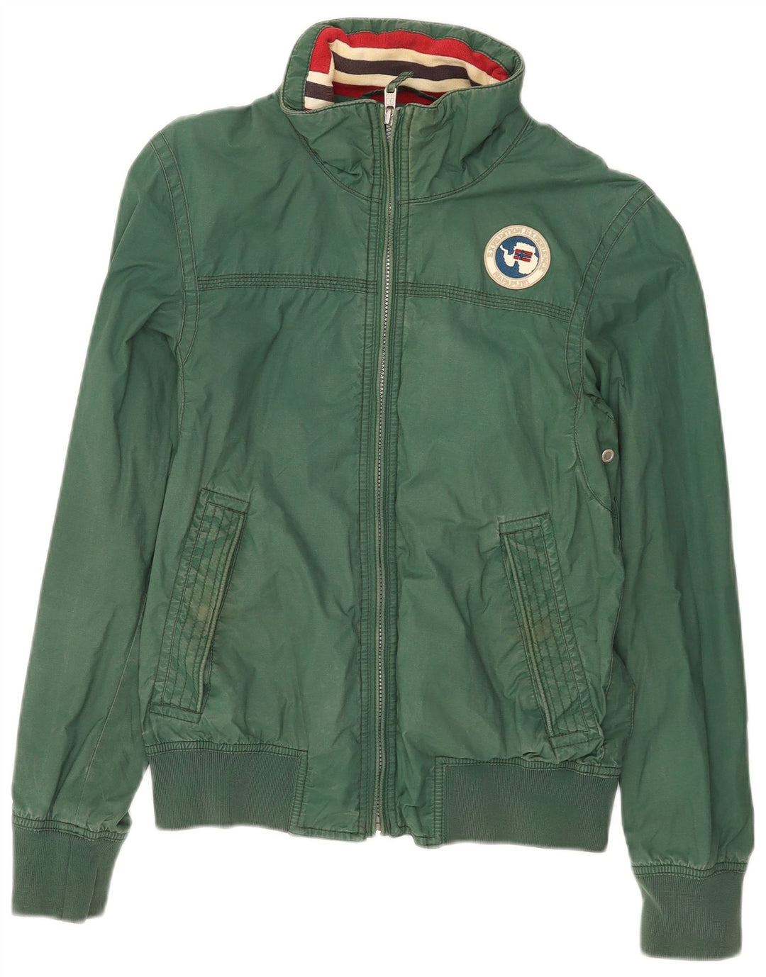 Giubbotto bomber geografico da uomo Napapijri UK 36 piccolo verde