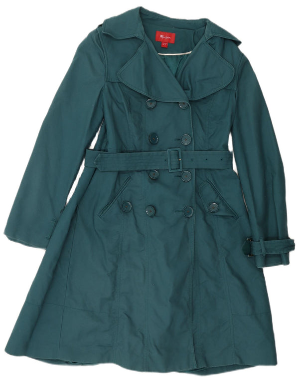 Trench da donna Monsoon UK 10 piccolo cotone verde