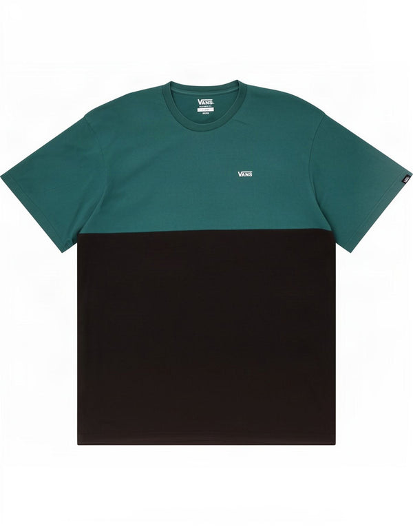 T-shirt da uomo Vans Classic Fit XL in cotone color block nero