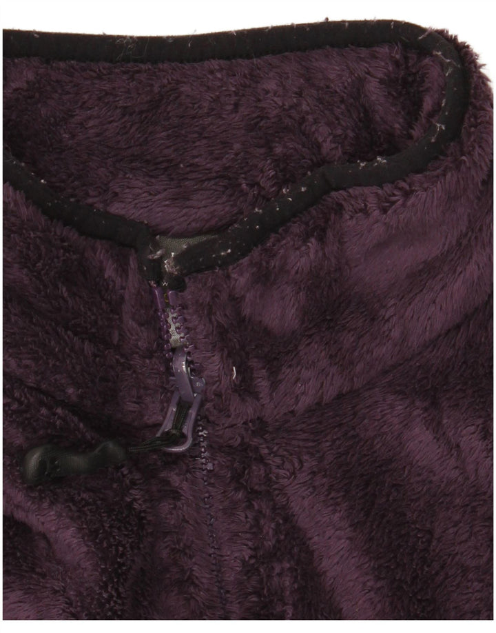 Giacca in pile da donna Jack Wolfskin UK 16 Large Viola Poliestere
