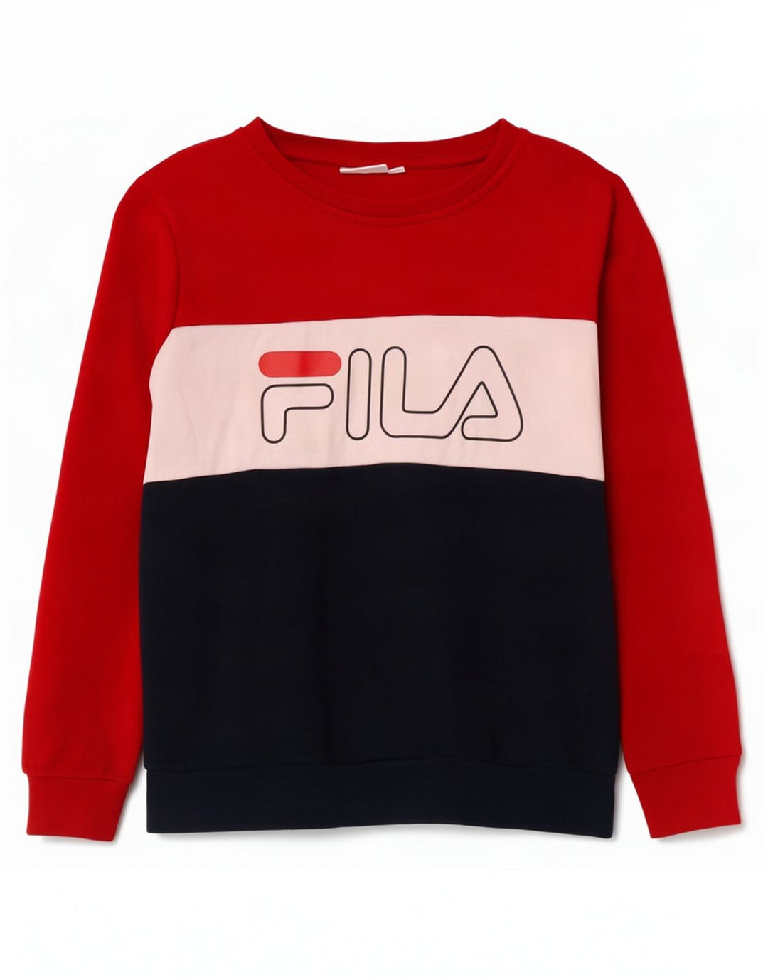 Felpa da donna Fila Jumper UK 14 Medium multicolore Colourblock