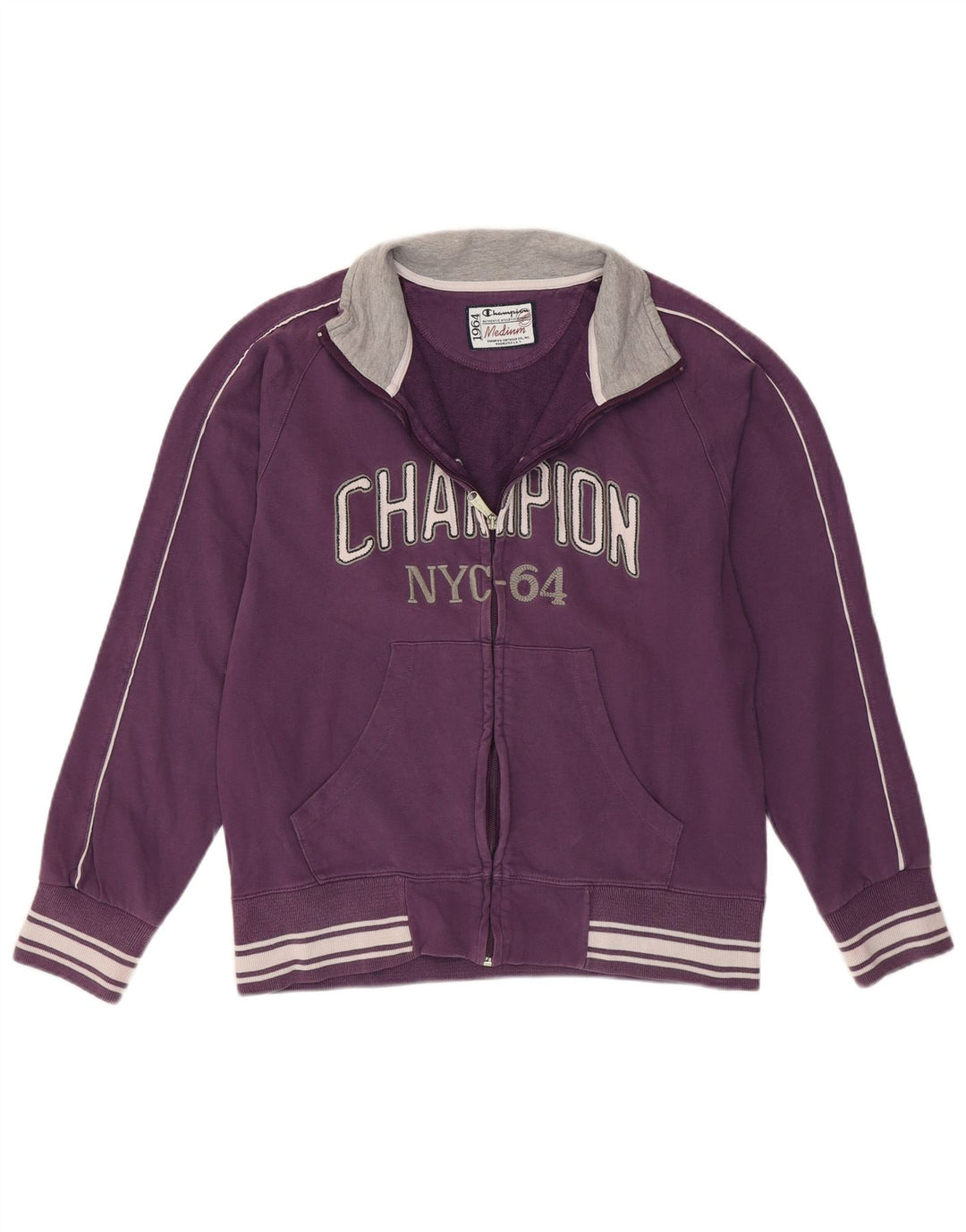 Giacca da tuta grafica da donna Champion UK 14 Cotone viola medio