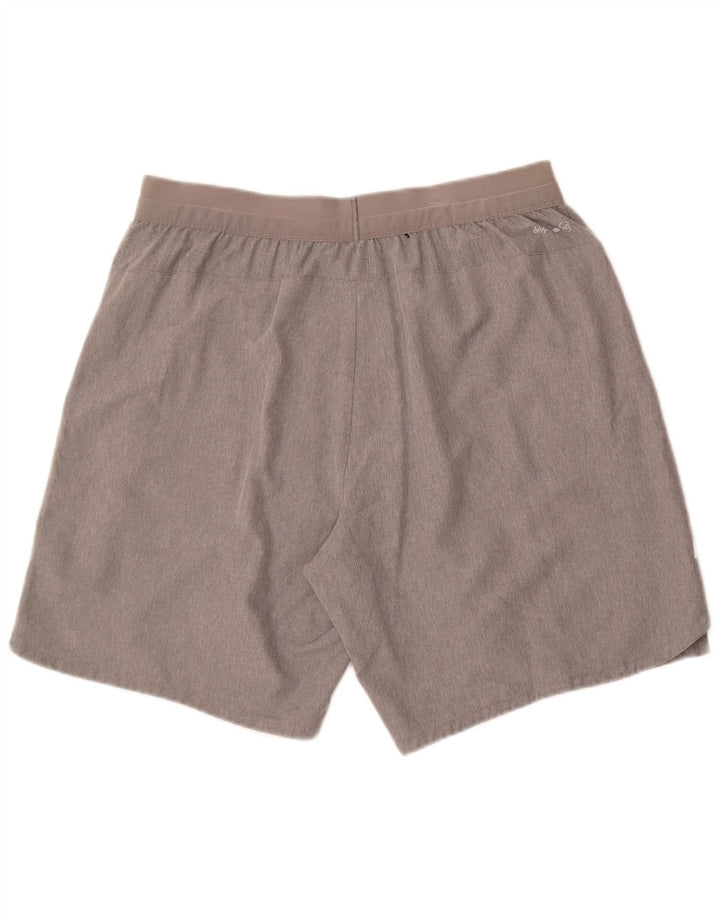 Pantaloncini sportivi da uomo Russell Athletic, grandi, in poliestere grigio