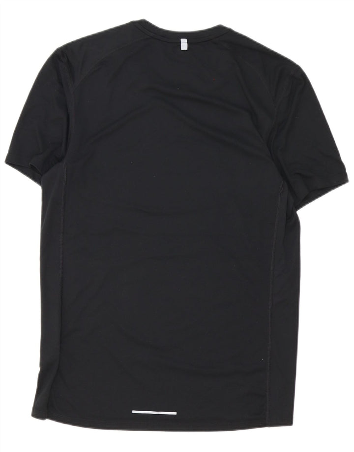 T-shirt Nike Dri Fit da uomo, top in poliestere nero medio