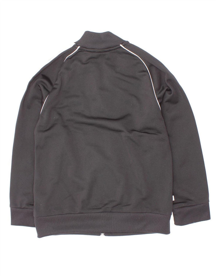 Giacca Top della tuta da ragazza Adidas 5-6 anni in poliestere nero